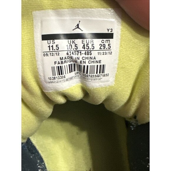 RARE Nike Air Jordan 13 XIII Retro Squadron Blue Sz 11.5 Men\'s Shoes 414571-405 main image 7